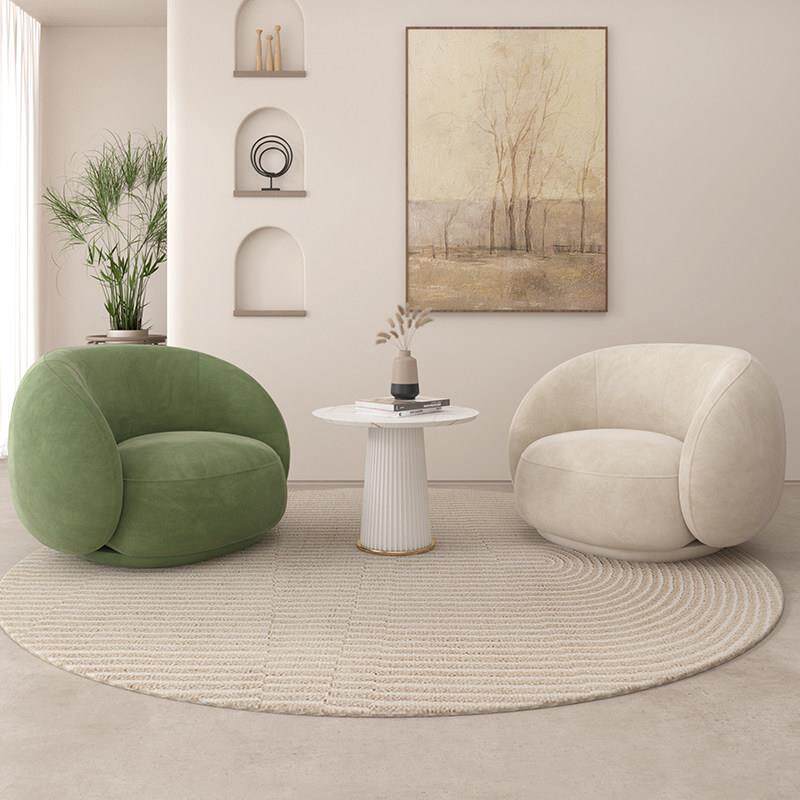 网红单人沙发轻奢现代休闲 沙发椅接待沙发洽谈桌椅组合休息区创