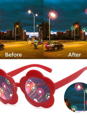 Love Heart Shaped Effects Glasses Watch The Lights Change to