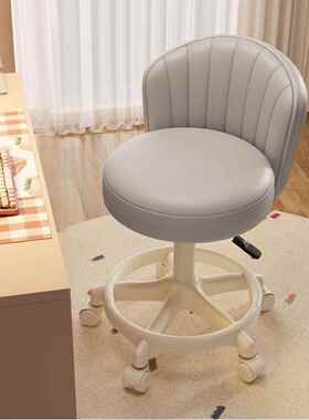 妆椅子RDL家用童学习儿椅电脑椅靠背妆台凳子女梳生卧室美甲化滑