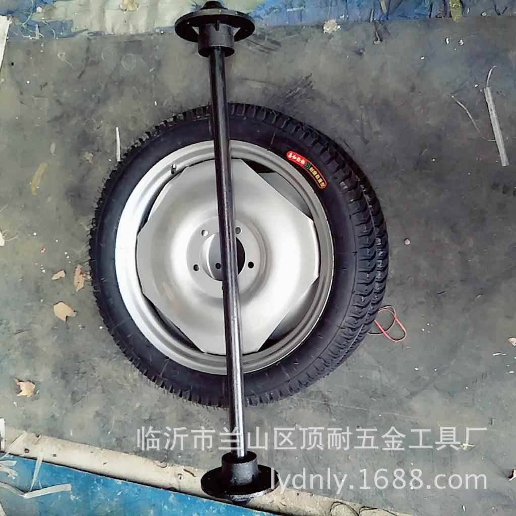 6寸375-19橡充气轮胎车轮炮车轮工地推马车2375-19轮平胶板车轮子
