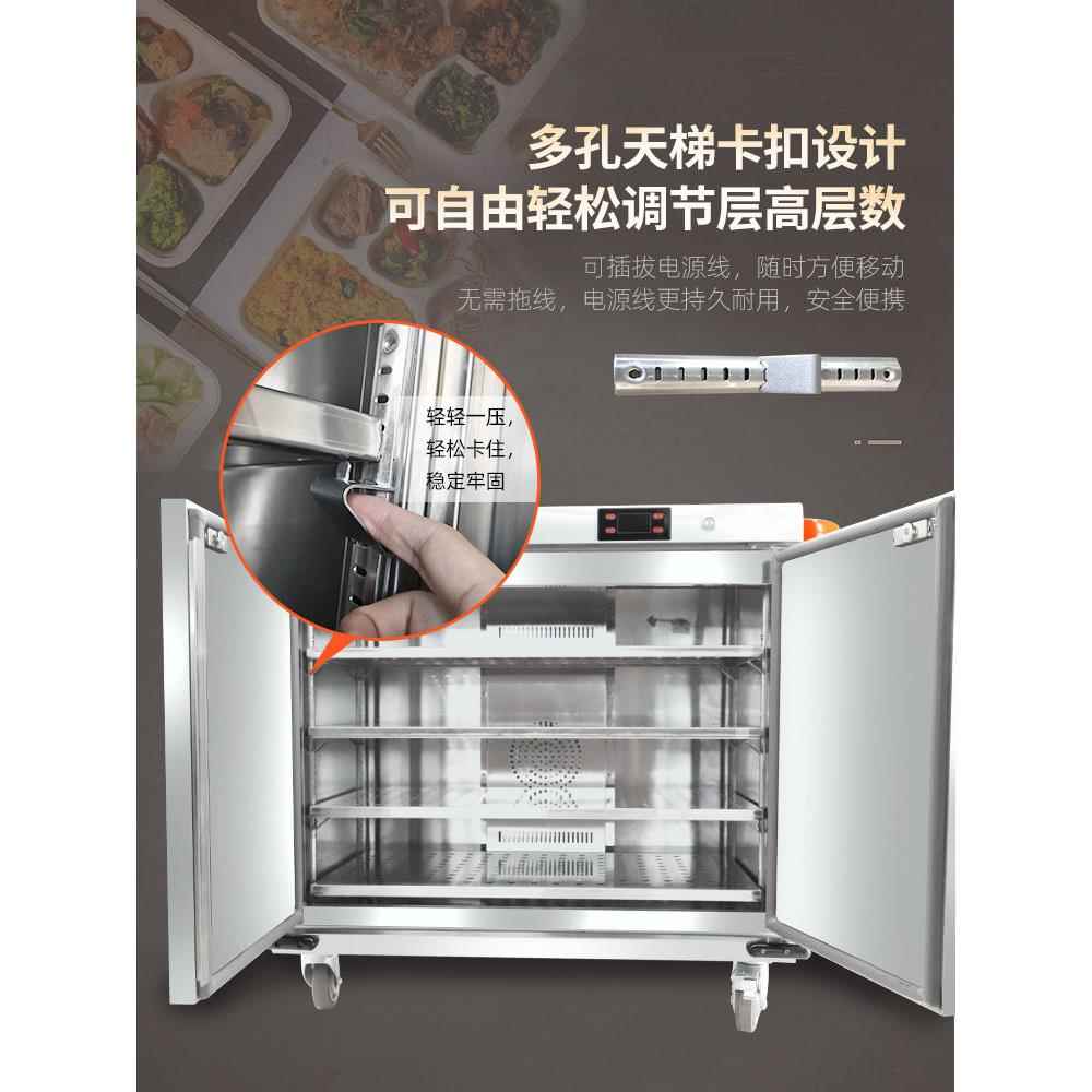 宴会车保门温车单双商送用加热大容量保温柜酒723店餐不锈钢保温