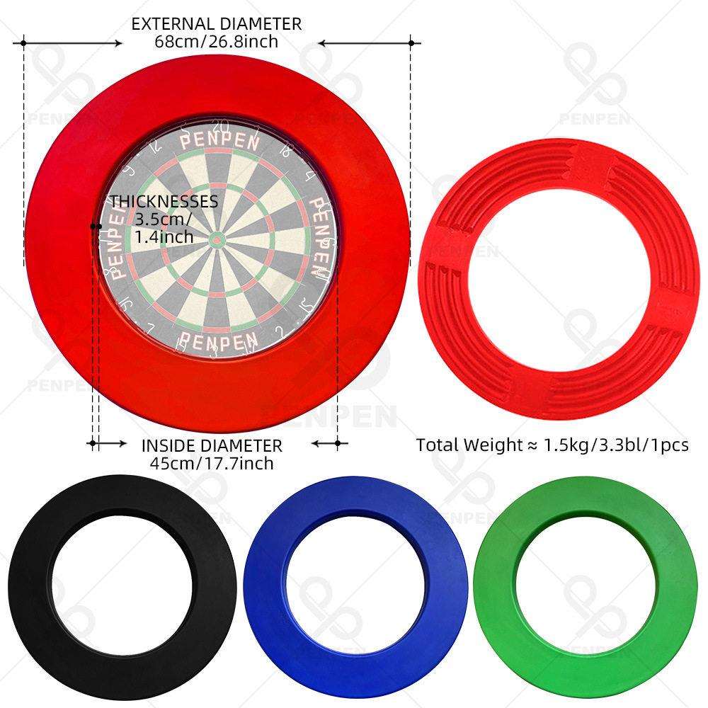 PU材料飞镖护圈18寸硬靶麻靶保护圈 飞镖盘护圈 保护墙体速配