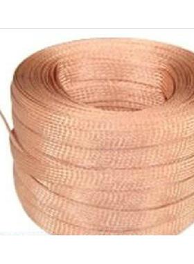 镀锡铜编织线裸铜线铜导电带铜绞线铜编织带50平方50mm2