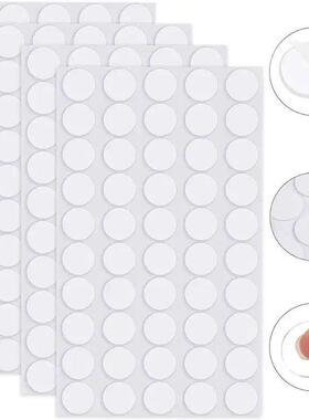 100pcs 1/1.5/2cm Double Sided Tape Stickers Removable Round