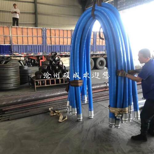 DN125高低压泵车胶管 80砂浆泵混凝土胶管 布料机软管 地泵软管卡