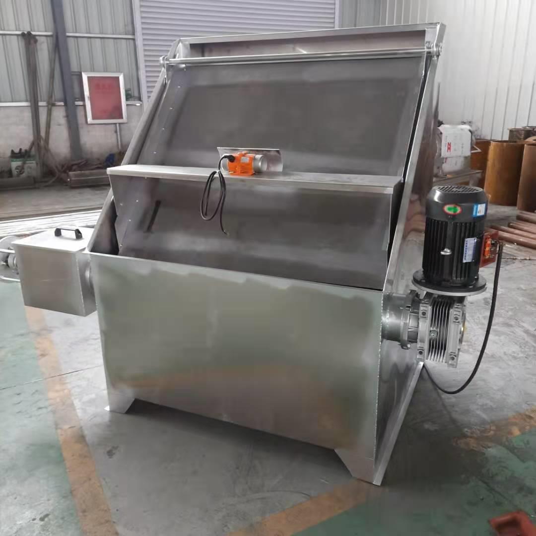 牛场粪便清理脱水有机肥加工设备猪粪 斜筛干湿分离机鸡粪挤干机