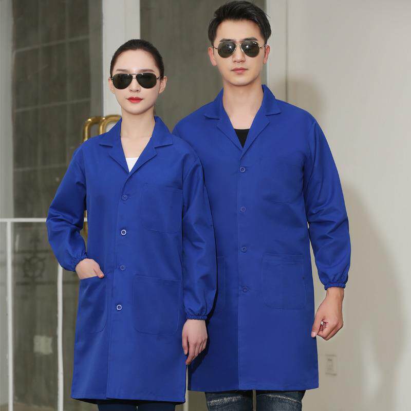 正品厨长师服袖冬装餐饮烤饭店食堂饭厅厨房秋衣服烧女定制蓝大褂