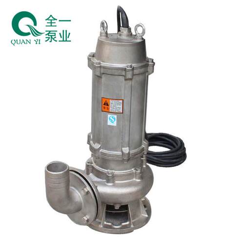 广全一WQG25-15-2.2F/SS304型不锈钢潜水污水泵材质不锈钢304