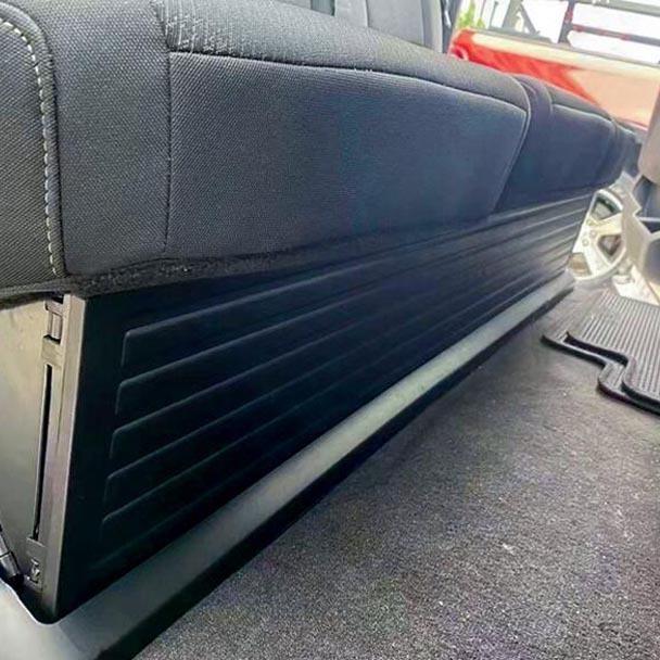 适用15-24年福特猛禽F150后排座椅下杂物箱工具箱折叠隐藏杂物箱