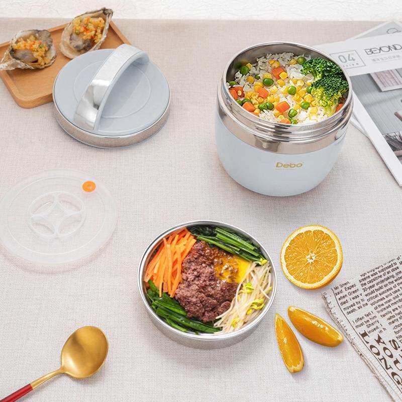 德铂保温不锈钢饭盒上班族带饭保鲜保温桶餐盒学生便当盒