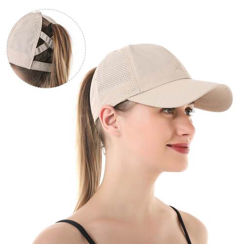 BIGWIG Women's Baseball Cap with Ponytail Opening High Bun