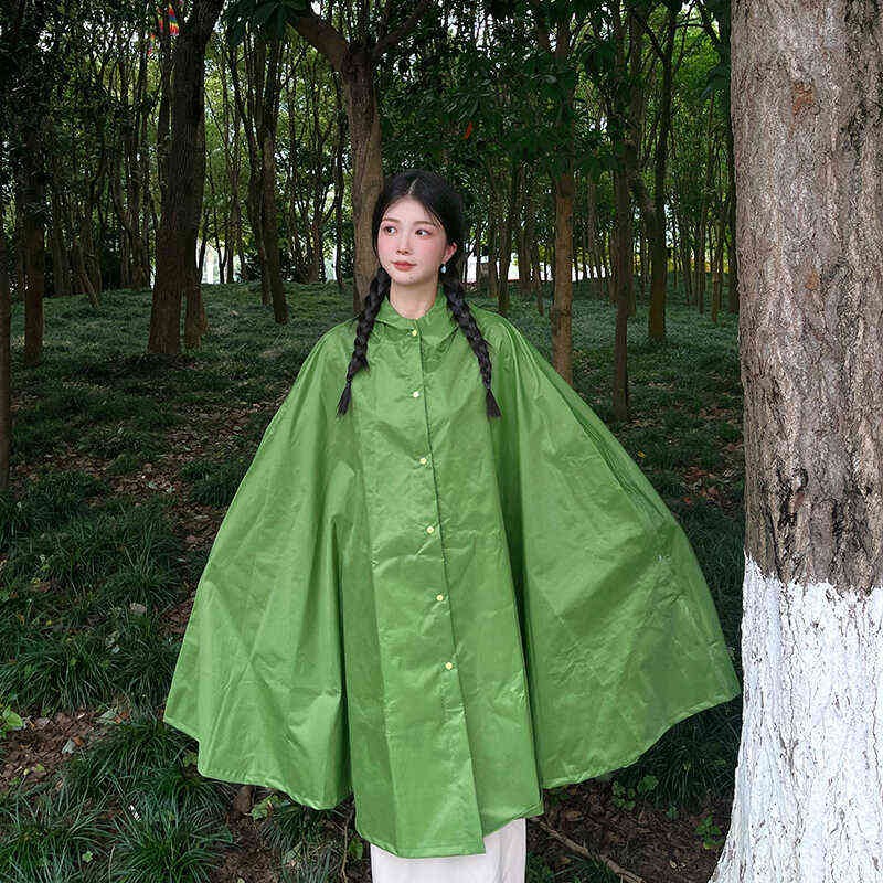 cos服卡通动漫可爱ins风青蛙雨衣防雨抗风加厚学生抗大雨暴雨