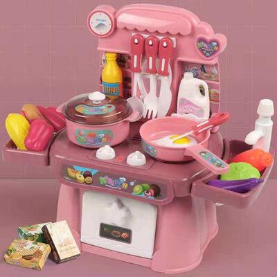 cheap playing kitchen set toys girls boys gift kids cooking