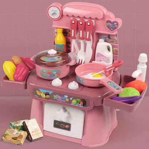 cheap playing kitchen set toys girls boys gift kids cooking