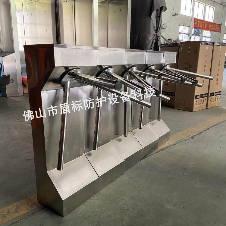 商场入口防尾随三辊闸闸机超市旋转门入口单向门三闸杆门禁