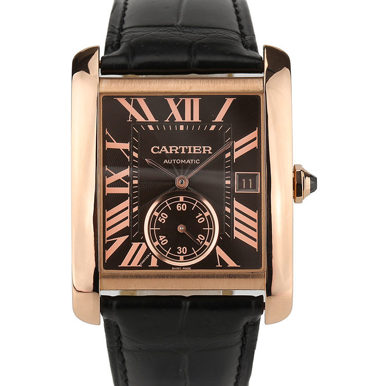 [9.8新]卡地亚公价154000坦克18K玫瑰金自动机械男表W5330002,手表,瑞士腕表,淘宝优惠券,粉丝福利购,淘宝优惠卷