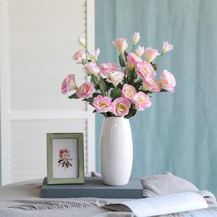 洋桔梗花假花花束客厅餐桌家居装饰婚庆摄影摆放花艺