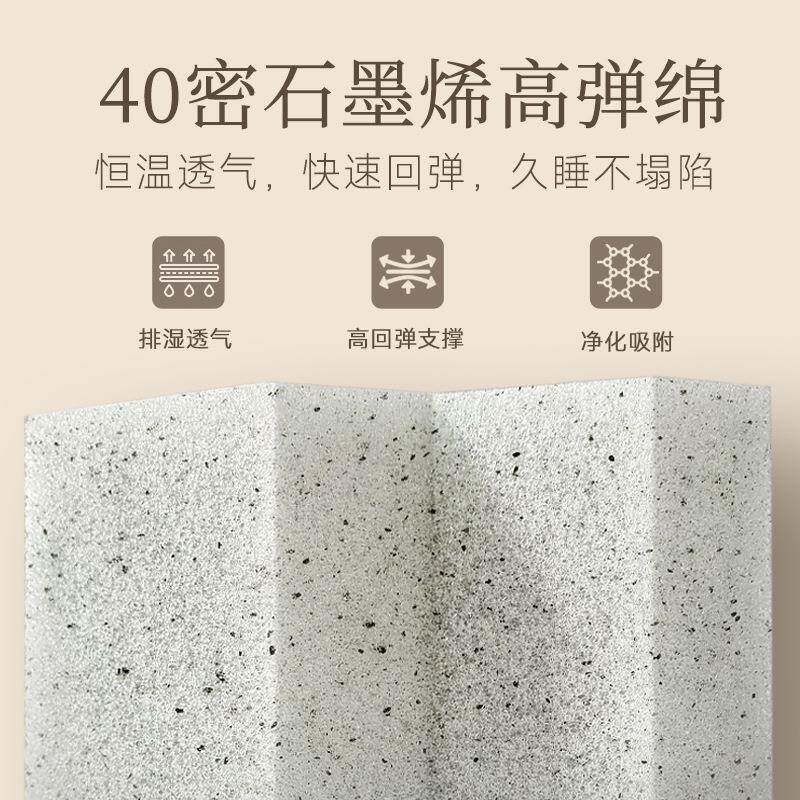 可拆洗抑菌透气硅胶绵席梦簧思床家用垫583卧室环四叶草保弹床垫