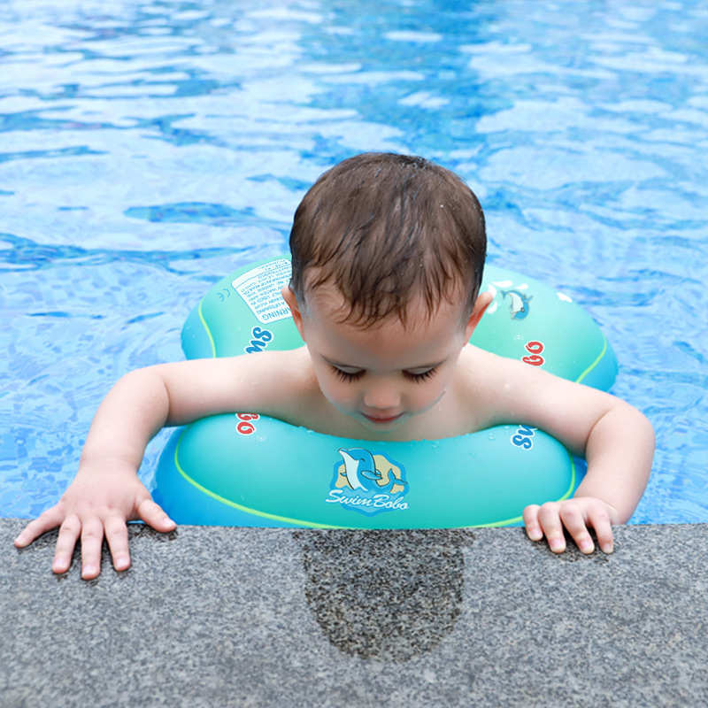 swimbobo游泳圈宝宝腋下圈 U形儿童腰圈 宝宝双气囊腋下游泳圈