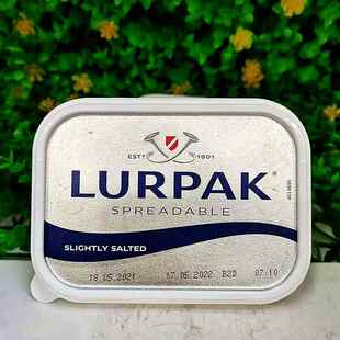 丹麦银宝涂抹面包黄牛油含盐牛油LURPAK Slightly Salted Butter