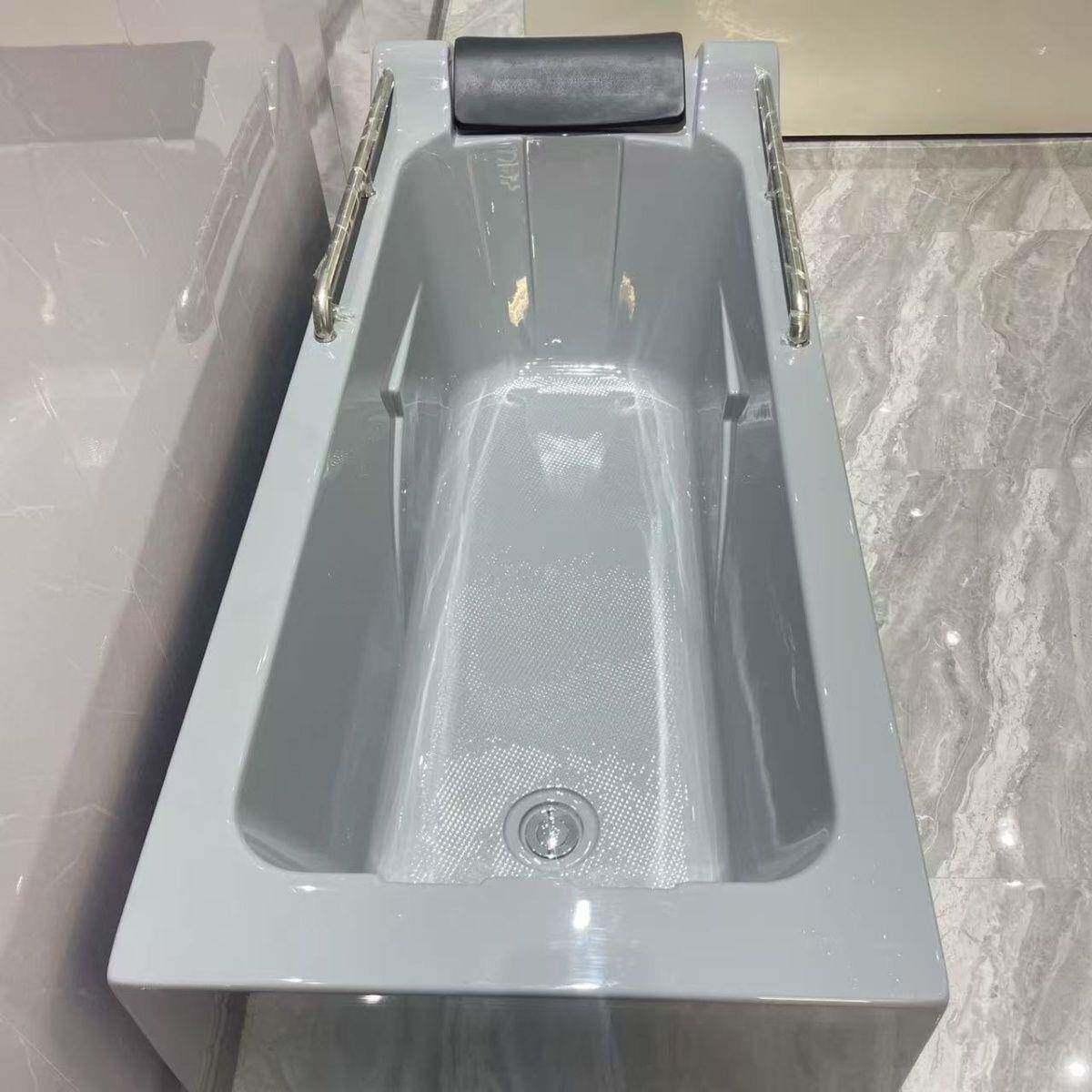 新品一体成型家用亚克力多色浴缸成人浴盆免安装酒店宾馆洗澡浴池