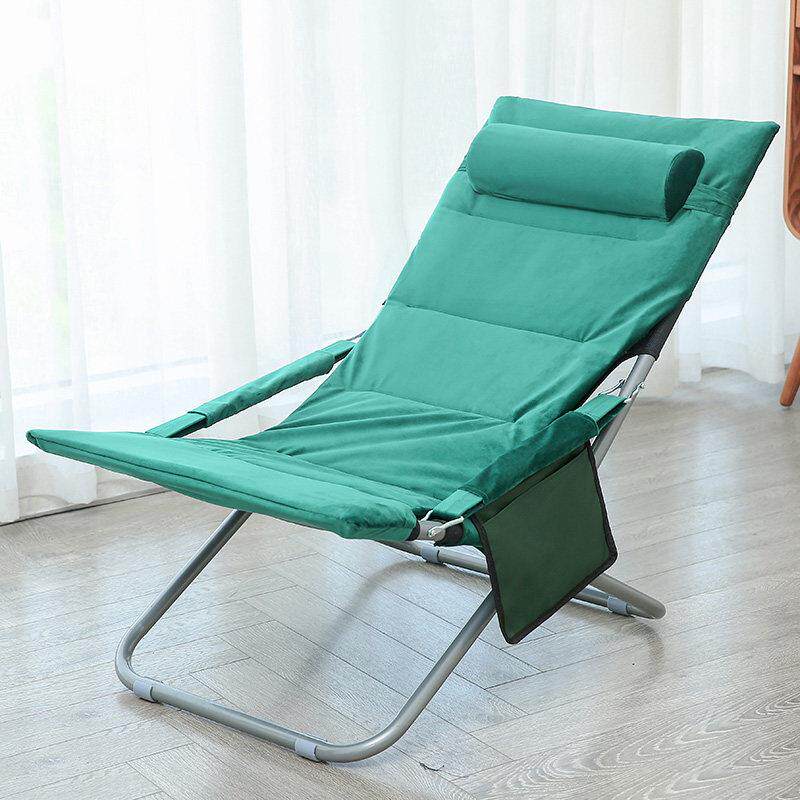 折叠躺椅午休办公室睡椅阳台家用休闲 椅子户外可携式懒人孕妇午