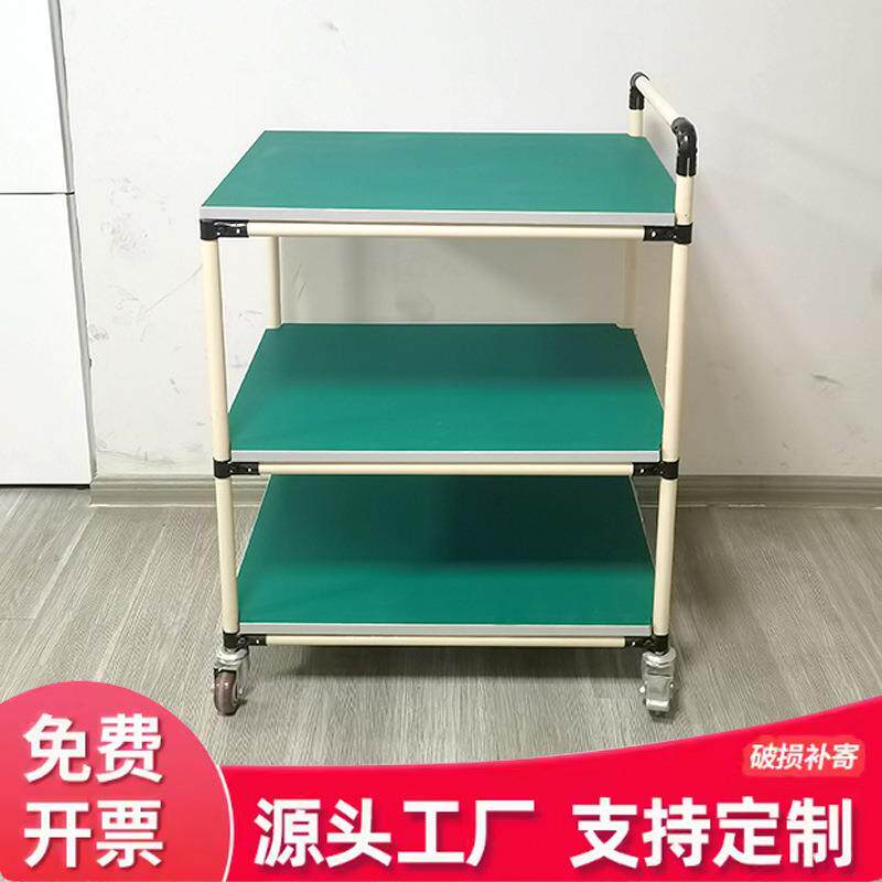 车间分拣工作车防静电周转车小型带轮配货移动手推车多层物料架