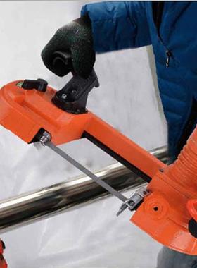 便携式气动Q带DLY10S2型管道风锯OYH动带锯床矿用手持无火花-切割