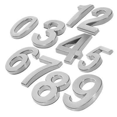 10pcs Door Numbers Self Adhesive 3D Mailbox Signs Address