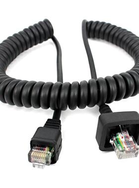 建伍车载台TM271/TM471A对讲机TM-281 481话咪 8芯手咪线8185手麦