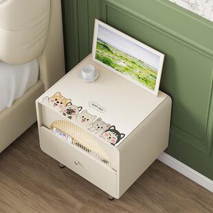 可爱卡通床头柜垫罩防水防油防烫皮革桌垫茶几盖布垫子桌面垫