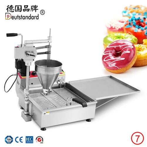 全自动甜甜圈机波提甜麦圈油炸香甜圈点心糕点商用自动设备