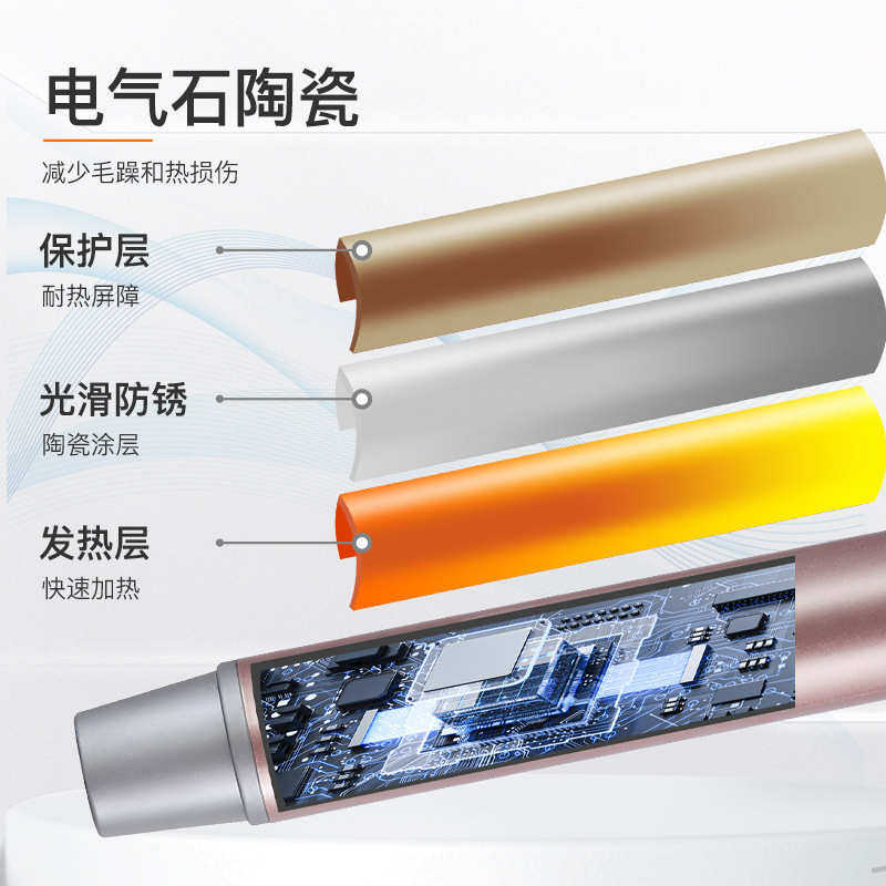 卷发棒女士美发造型烫发器大波浪卷发器25mm数显带温控卷发棒