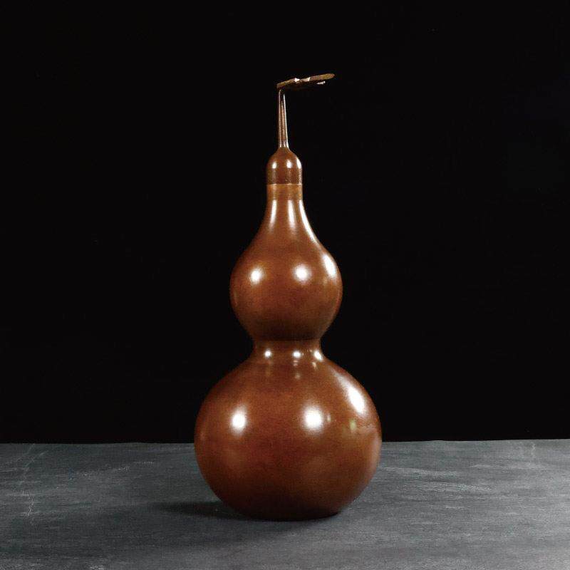 紫铜葫芦纯铜彷古葫芦风水摆件葫芦开盖大号挂件葫芦柜家居装饰