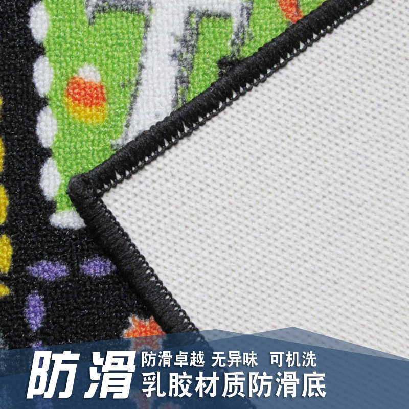 捷成地毯万圣节幽灵地垫家用Hallow进门垫南瓜地垫入户门