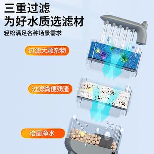 过滤器水位厂家缸循环过滤批发滴流低乌龟盒鱼缸系统净水批发