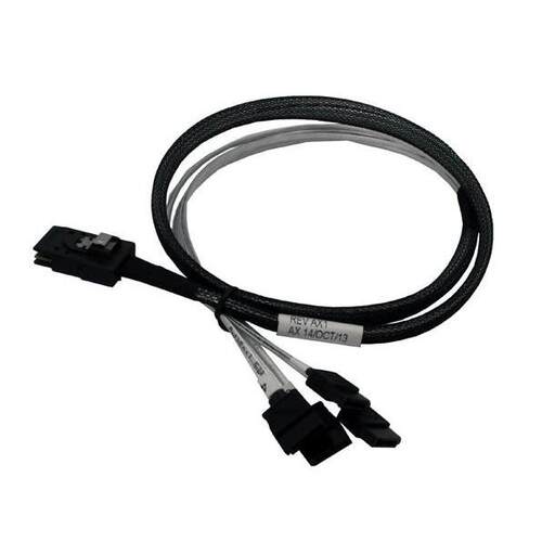安费诺Mini SAS转sata线 线1转4 SFF-8087 TO SATA 3.0阵列卡数据