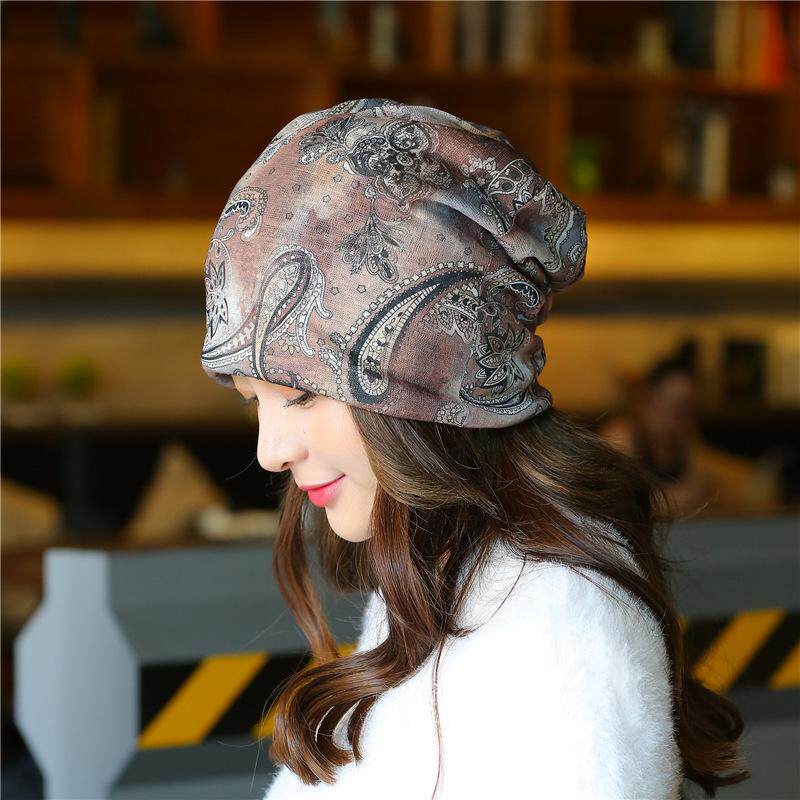 2024秋冬薄款月子帽化疗后女士帽新款透气套头帽术后光头包头巾春