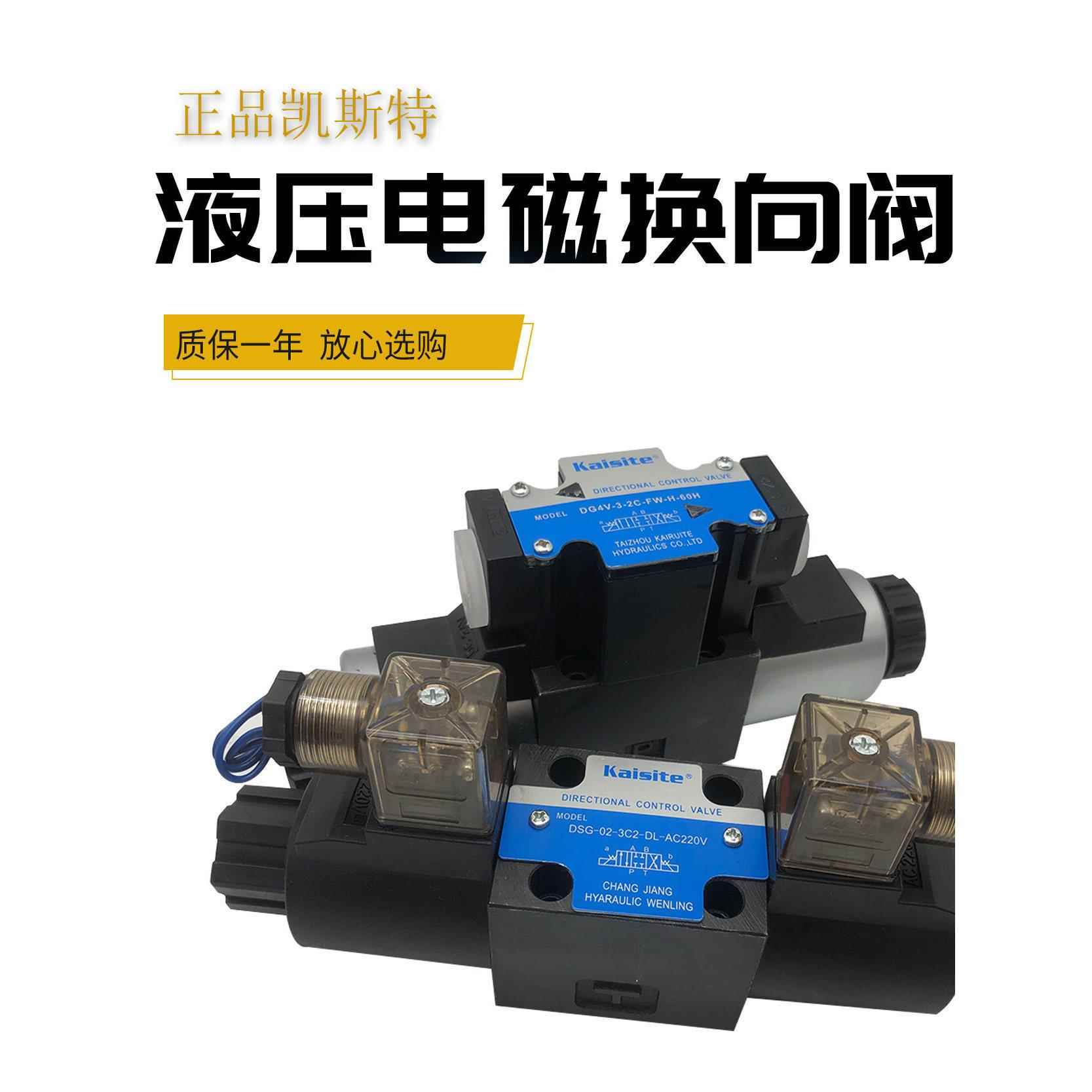 凯斯特液压电磁阀DSG-02-3C2-DL-24V/3C60/2B2/3C4/3C3换向阀DG4V