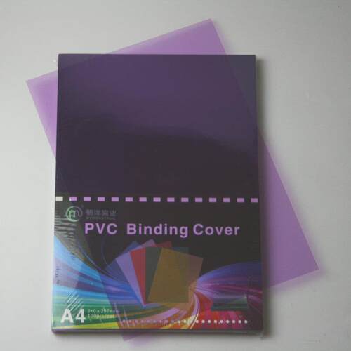 PVC胶片a4文具生产厂家胶片制彩色PVC装订封面胶片硬质PVC片材