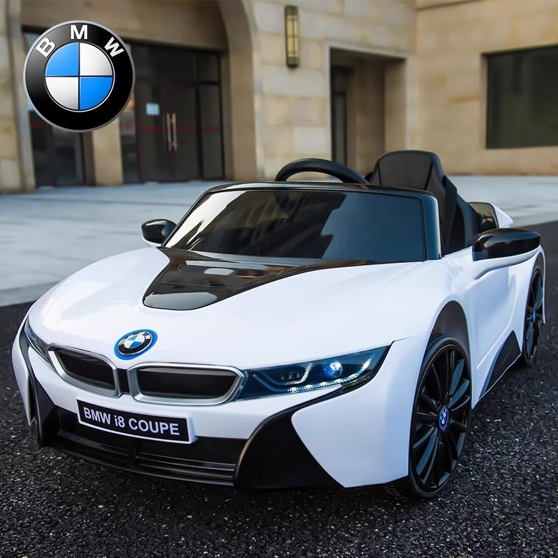 正品宝马i动8儿童电动四轮车可坐人四汽驱车宝宝玩具小孩电瓶车带