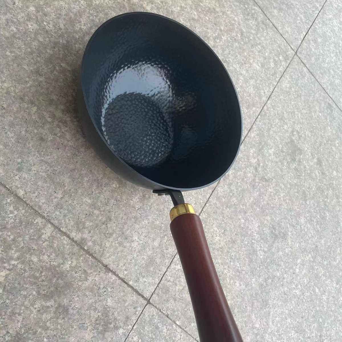 章丘小奶锅家用迷你炒锅小铁锅加深加厚手工无涂层不粘锅炉灶通用