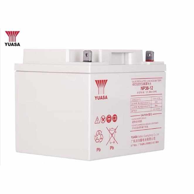 汤浅1238AH维蓄电池NP38-12源UIN铅酸免护VUPS电备用蓄电池包邮