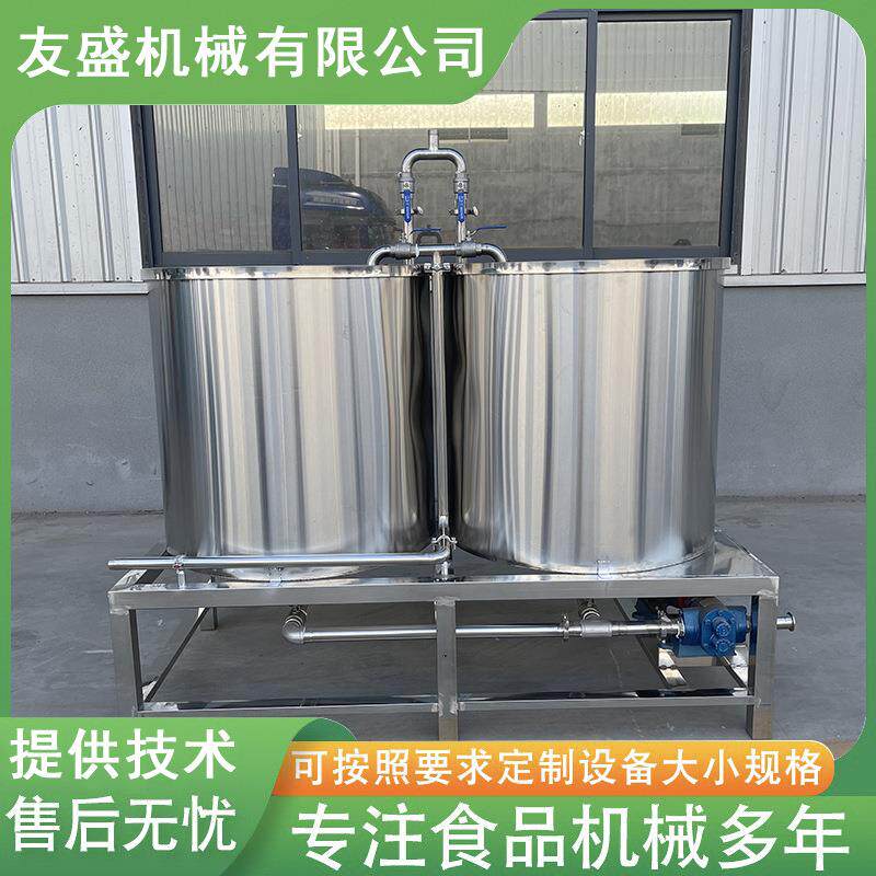 自动上浆不锈钢双连蒸汽煮浆桶豆制品加工设备豆腐煮浆锅