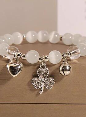 气质三叶草甜美小兔小众设计闺蜜