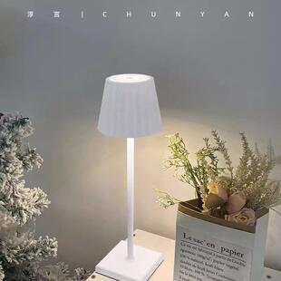 网红台灯我是床头触摸充电小夜灯房间现代简约LED桌面灯氛围灯