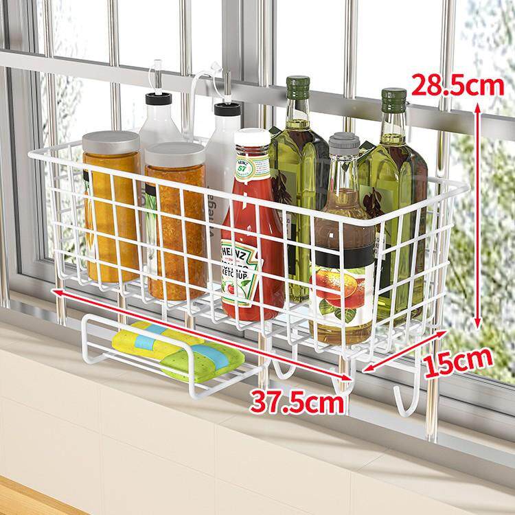 阳台挂篮窗台置物架挂墙挂钩式悬挂窗外置物筐厨房收纳神器省空间,厨房/烹饪用具,抹布架/厨房清洁收纳架,淘宝优惠券,粉丝福利购,淘宝优惠卷