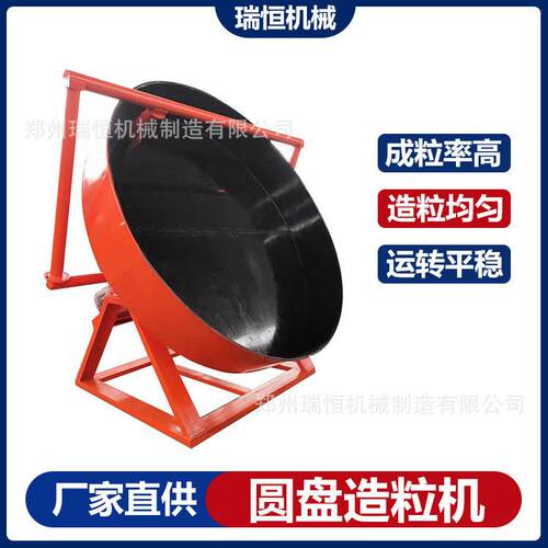 大型圆盘造粒机复合机化制造机成品率
