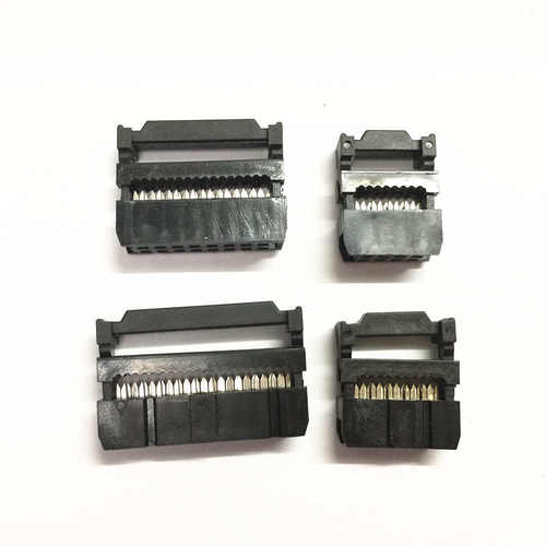 IDC接插件16PFC压线扣线路板连接器2.54mm20P灰排线卡扣