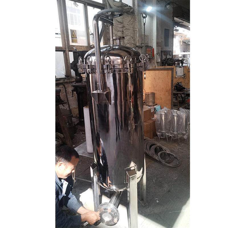 袋式过滤器 不锈钢袋式过滤器大通量工业污水循环水过滤器